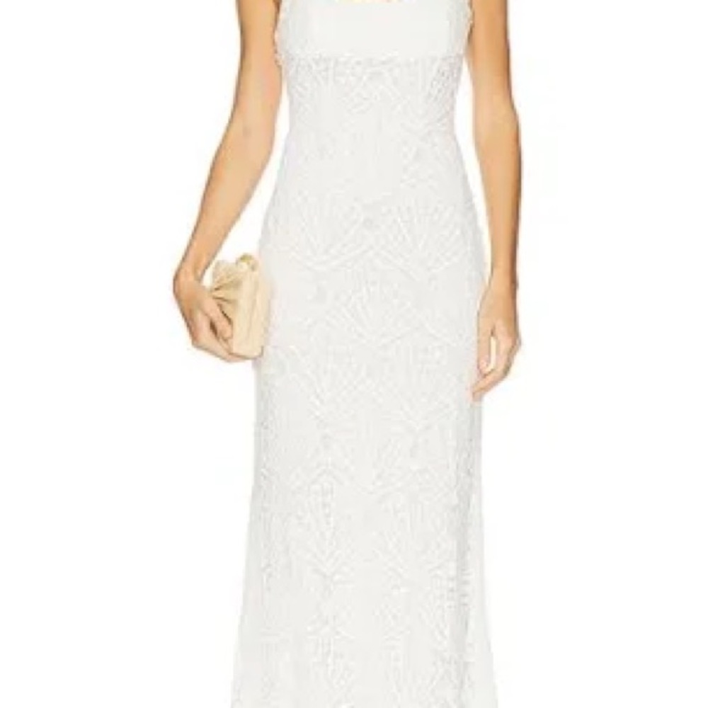 BARDOT WHITE MAXI DRESS